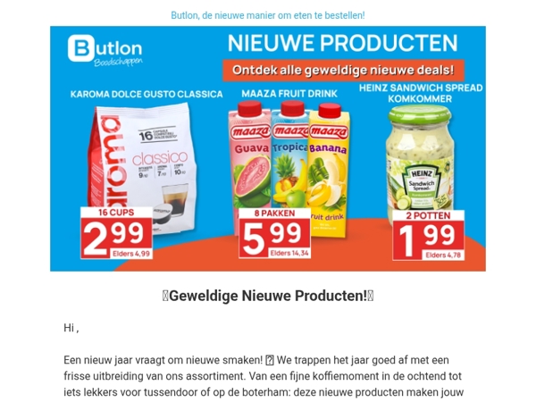 Nieuw jaar, nieuwe producten!🎆