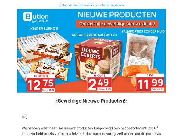 Hey , check snel deze vette nieuwe producten!🆕