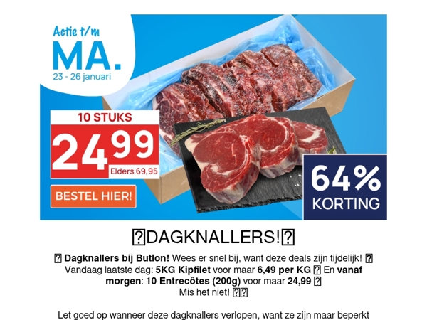 Entrecote voor 2,49 per stuk!😲🥩