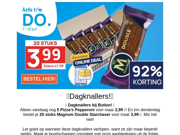 20 Magnum IJsjes voor maar 3,99!🍦