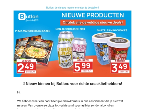 Nieuw, goedkoop en heerlijk!🩵