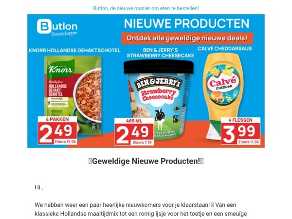 Hey , nieuwe Ben & Jerry's en nog meer!
