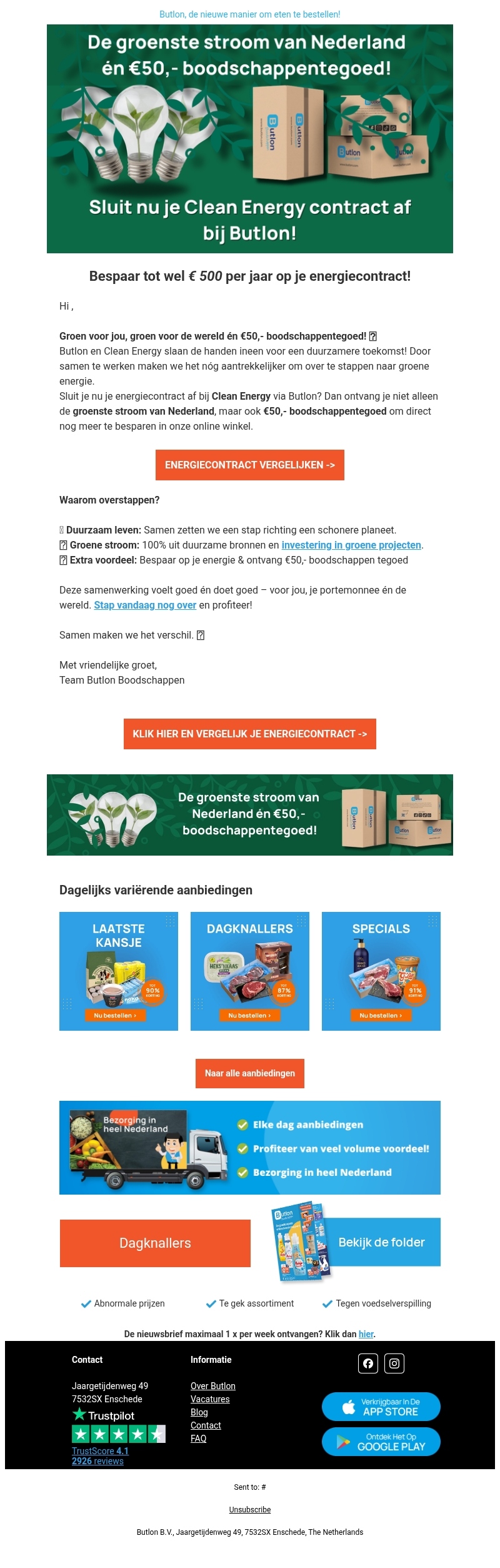 Ontvang β¬50,- gratis boodschappen!π Ontvang β¬50,- gratis boodschappen!π