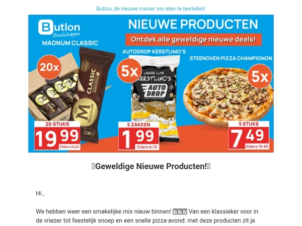 Hey , we hebben weer geweldige nieuwe producten!🆕