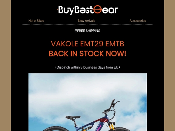 Vakole EMT29: Back in Stock Now!