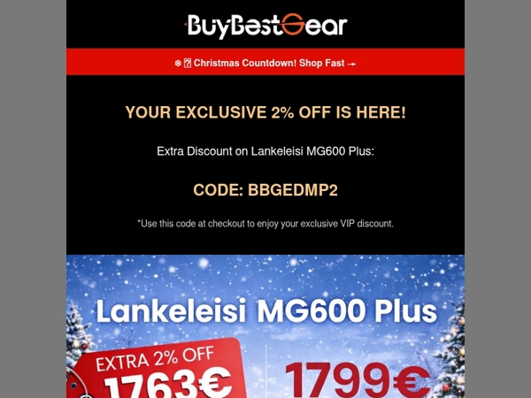 Double the Savings on Your MG600 Plus