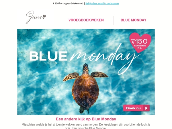Blue Monday? Tijd voor een blauw vooruitzicht 💙