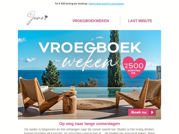 Een vleugje zomer, midden in de winter