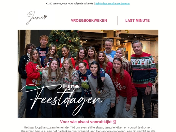 Een kerstcadeautje van ons