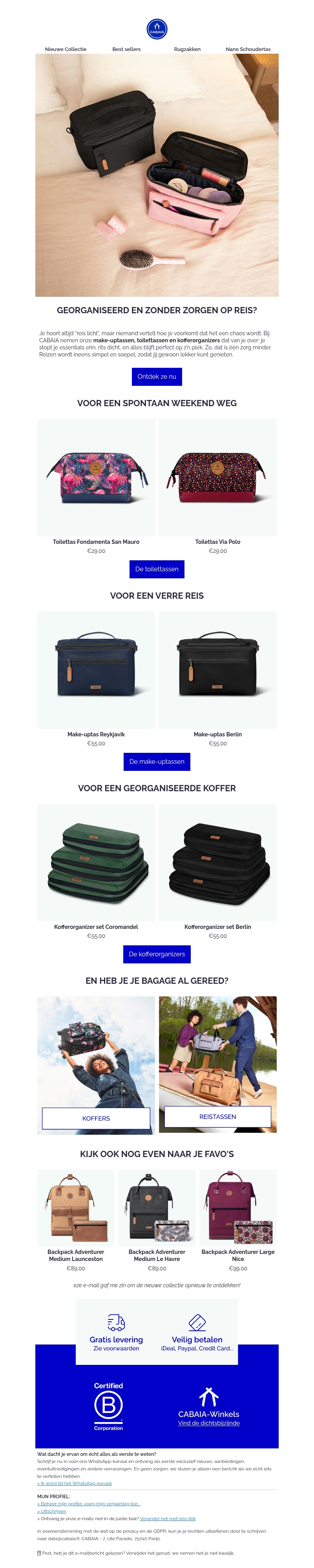 Het geheim van een geslaagde reis? Het geheim van een geslaagde reis?