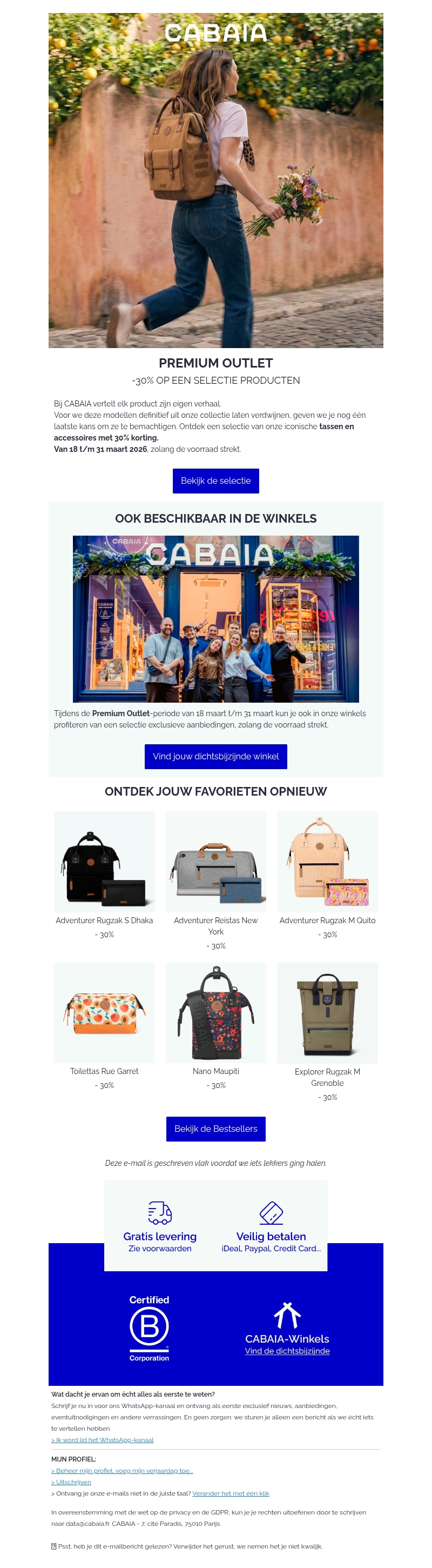 Onze Premium Outlet is er! Onze Premium Outlet is er!
