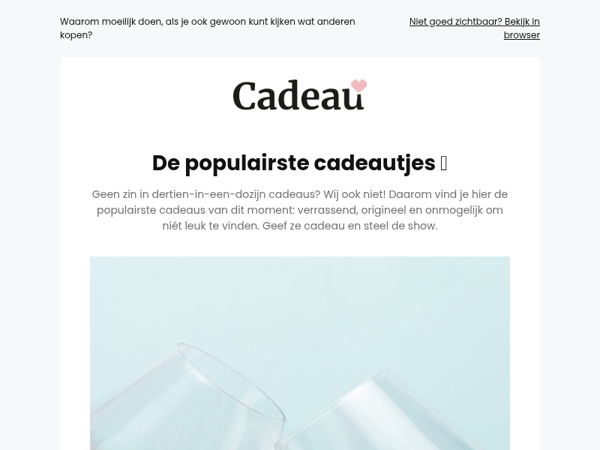 Hoi Mailaanbiedingen, dit zijn onze populairste cadeaus 🤫