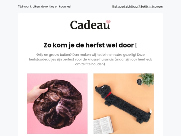 Pssst Mailaanbiedingen, bekijk onze herfstfavorieten 🍂