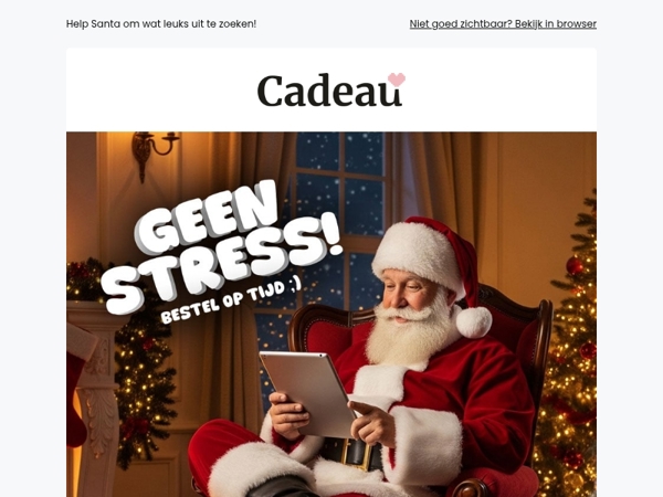 Vandaag: 10% korting op álle cadeaus (nog net op tijd voor kerst 🎄🎁)