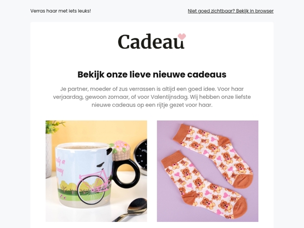 Acht nieuwe cadeaus voor haar (ook voor Valentijn!) 💕