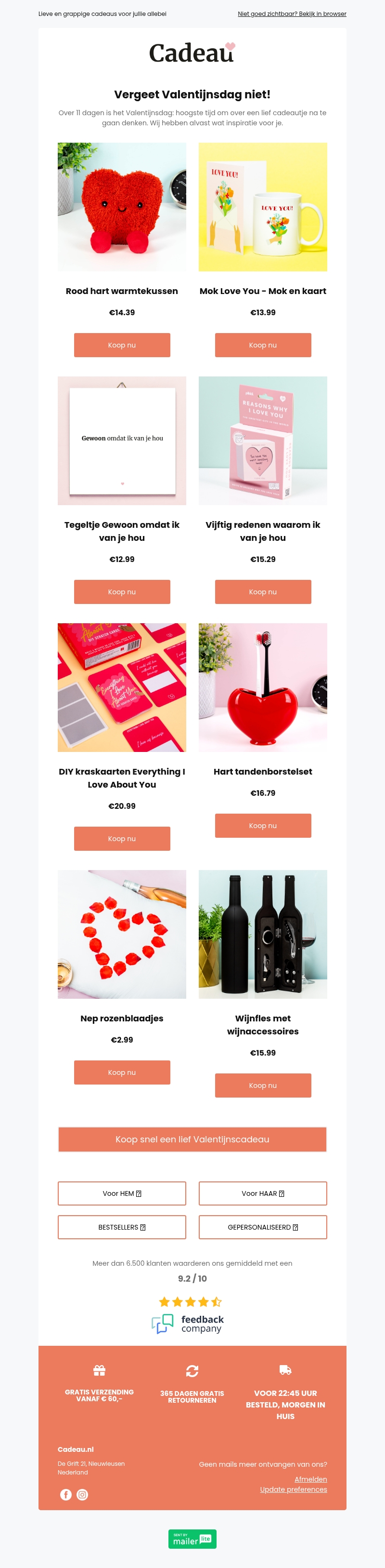 Verras je lief met Valentijnsdag π Verras je lief met Valentijnsdag π