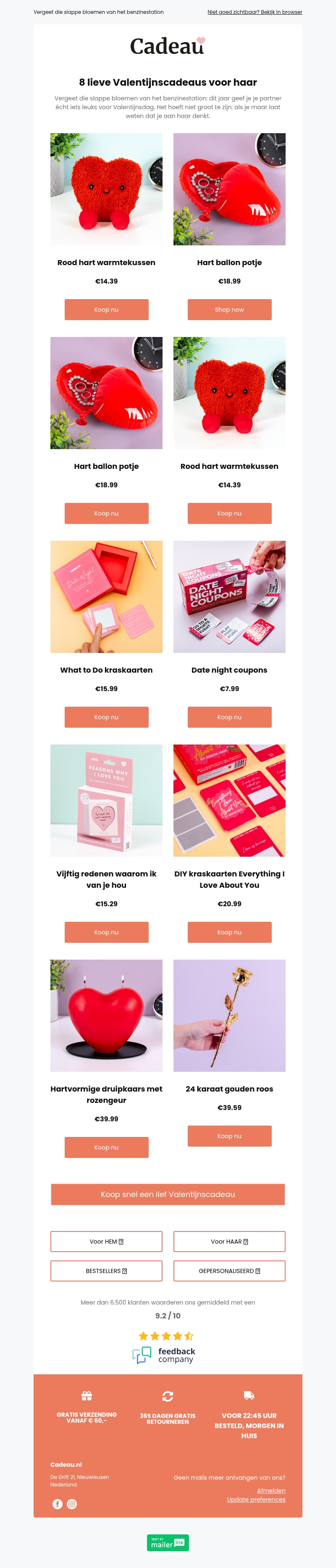 Hey Mailaanbiedingen, dit zijn onze 8 liefste cadeaus voor haar ๐ Hey Mailaanbiedingen, dit zijn onze 8 liefste cadeaus voor haar ๐