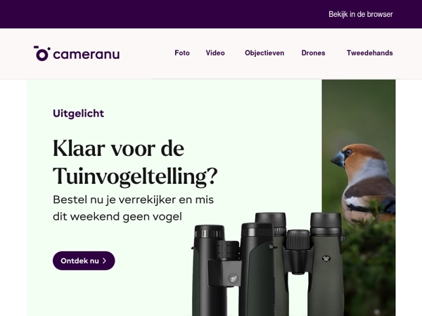 Mis dit weekend geen enkele vogel