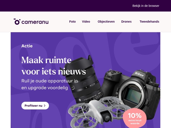 De inruilweken zijn gestart: ontvang tijdelijk 10% extra inruilwaarde