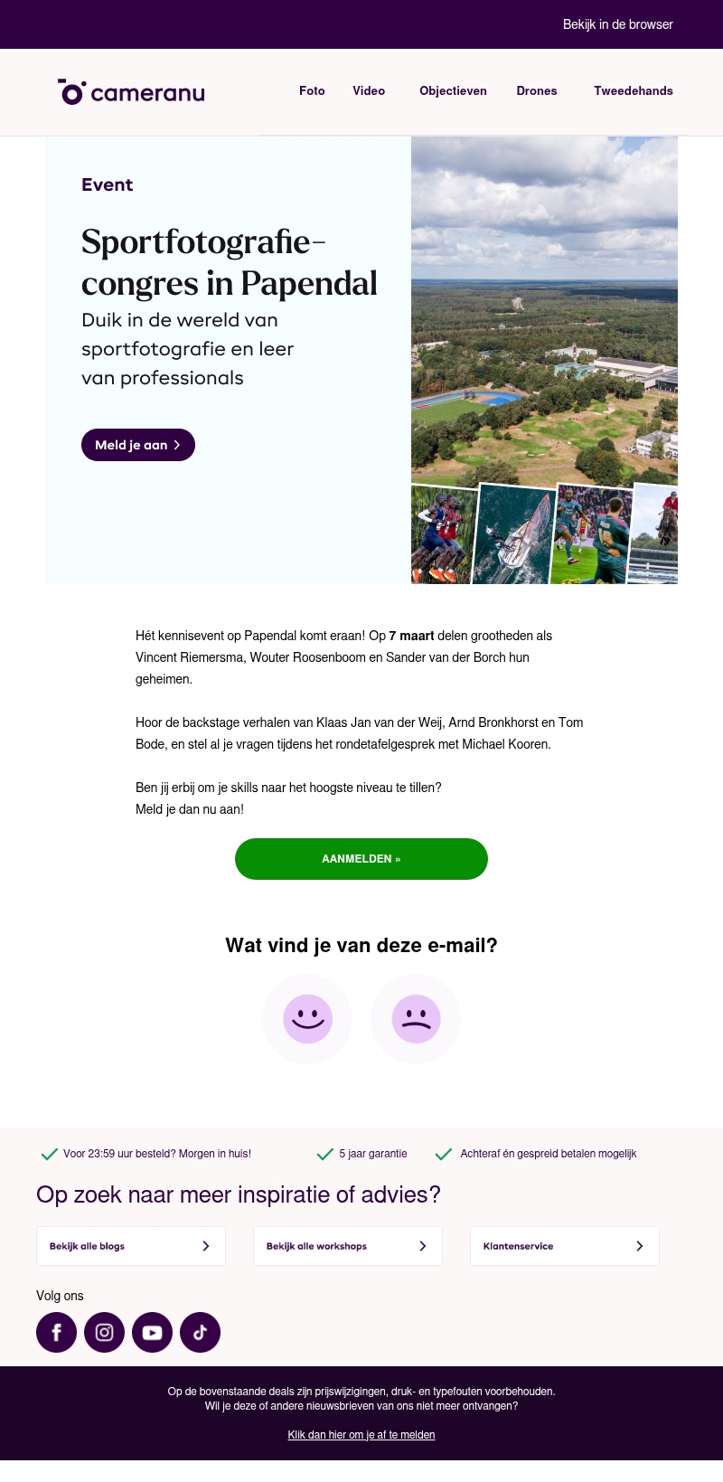 Zes topfotografen, 1 podium in Papendal. Ben jij erbij? Zes topfotografen, 1 podium in Papendal. Ben jij erbij?