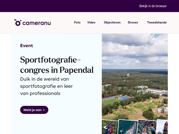 Zes topfotografen, 1 podium in Papendal. Ben jij erbij?