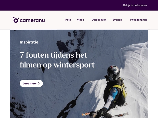 7 onmisbare tips voor filmen in de sneeuw