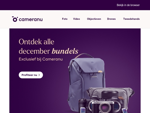 Exclusief bij Cameranu: Bundelaanbiedingen met scherpe prijzen