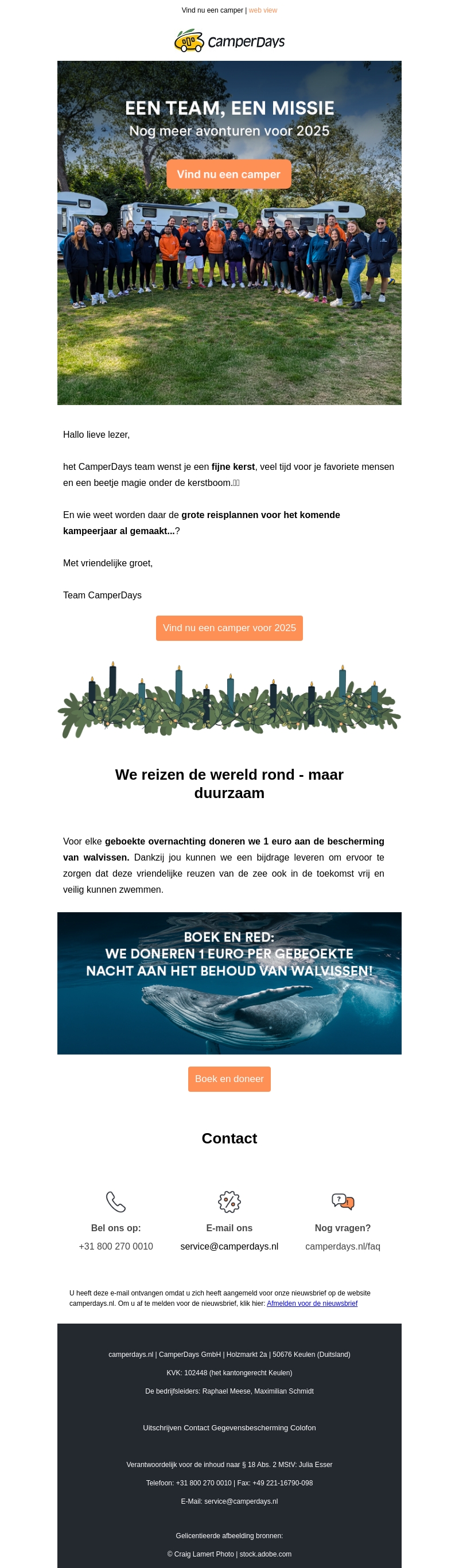 Vrolijk kerstfeest & hartelijk dank van CamperDays! ππ Vrolijk kerstfeest & hartelijk dank van CamperDays! ππ