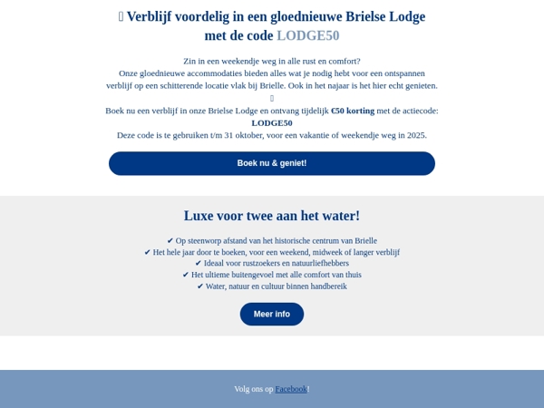 €50,- korting met deze actiecode! 🌊