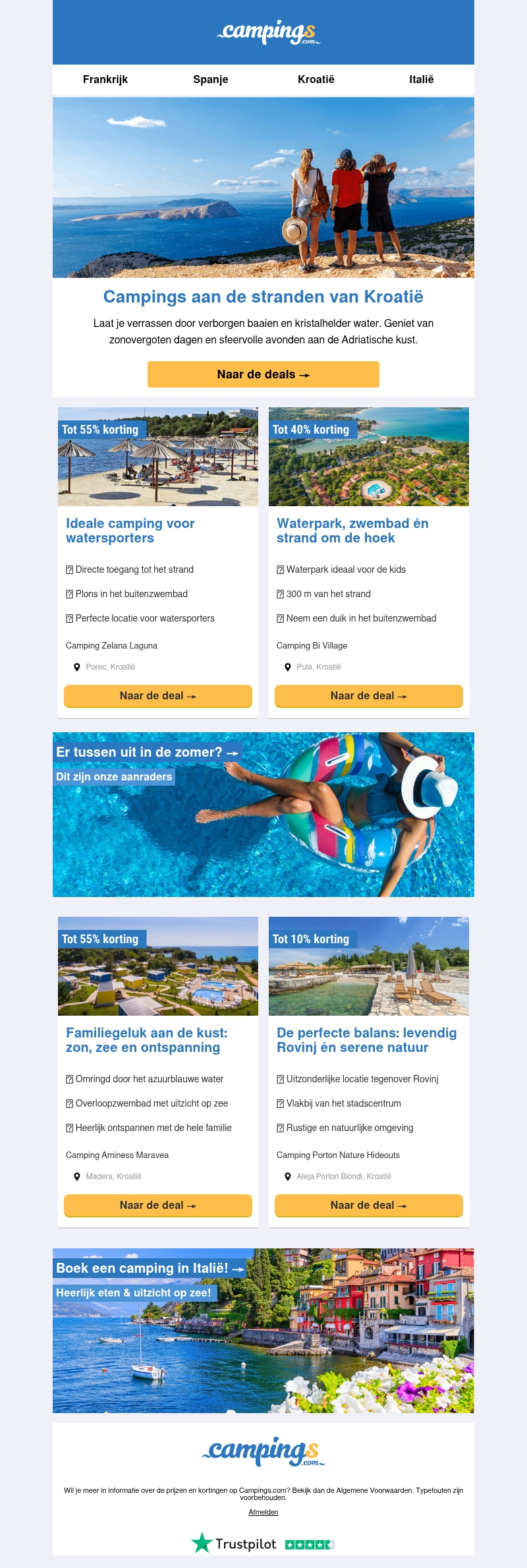Deze campings in Kroatië zullen je verrassen! Deze campings in Kroatië zullen je verrassen!