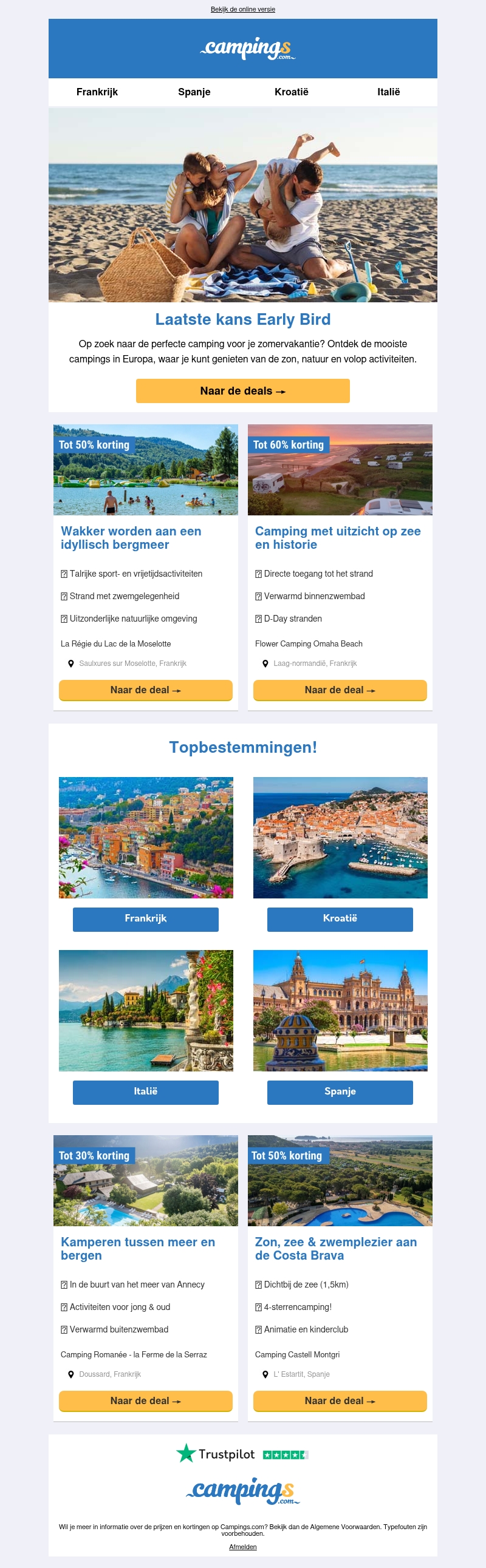 Laatste kans voor je Early Bird-zomeraanbiedingen❗ Laatste kans voor je Early Bird-zomeraanbiedingen❗