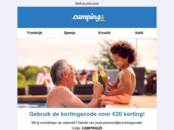 Krijg nu €20 korting!