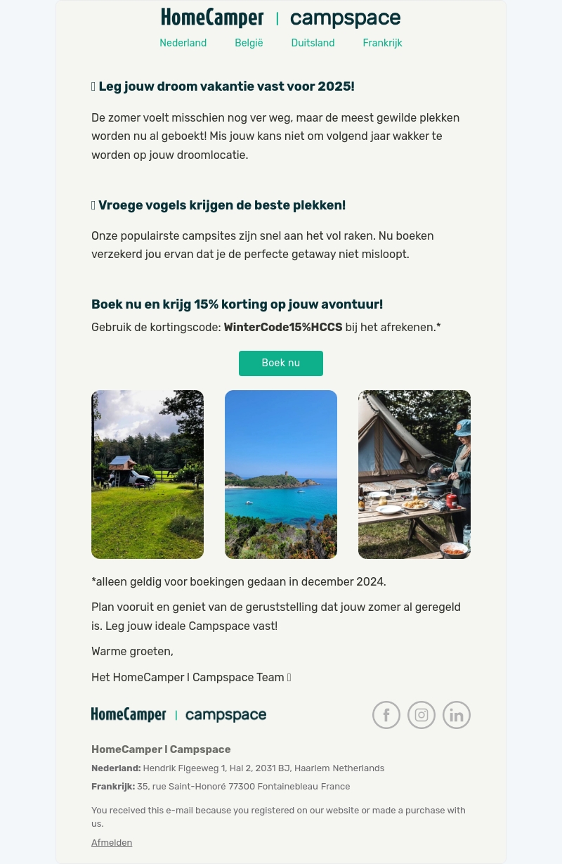 ⏳ Wacht niet langer — 15% korting op je volgende avontuur! ⏳ Wacht niet langer — 15% korting op je volgende avontuur!