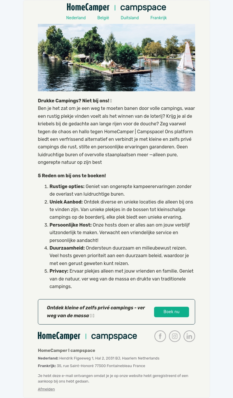 "Geen Zin in een Overvolle Camping? 5 Redenen Om Bij Ons te Boeken!"🏕️ "Geen Zin in een Overvolle Camping? 5 Redenen Om Bij Ons te Boeken!"🏕️