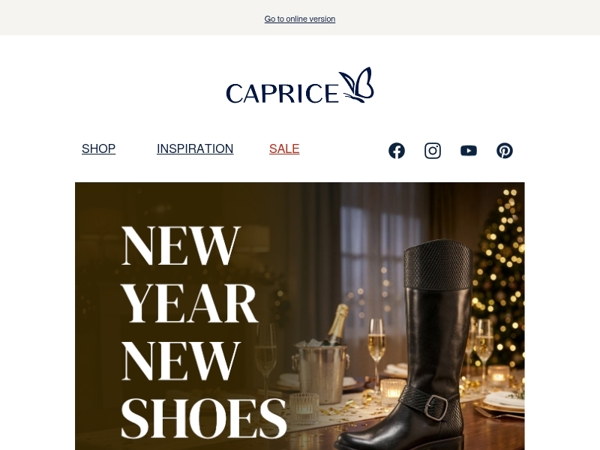 💫 New looks. New shoes. New year.