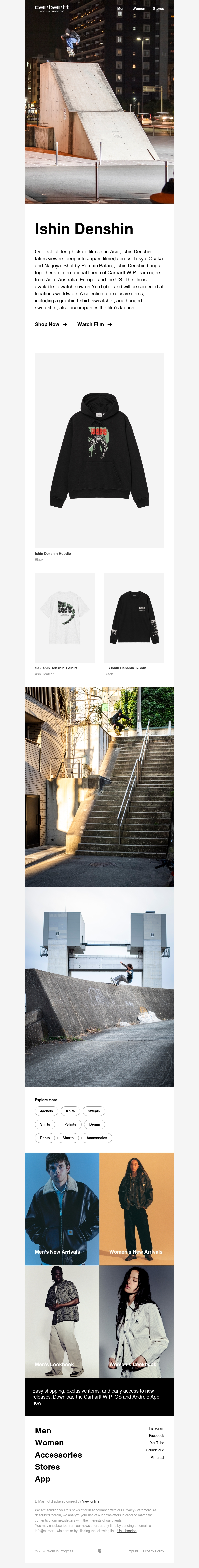 Ishin Denshin – A Carhartt WIP skate film Ishin Denshin – A Carhartt WIP skate film