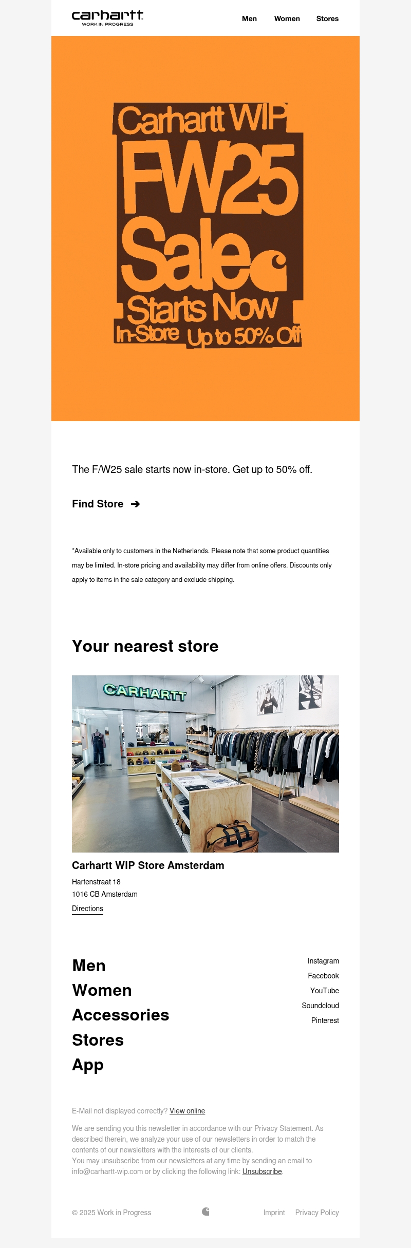 Sale: Now In-Store Sale: Now In-Store