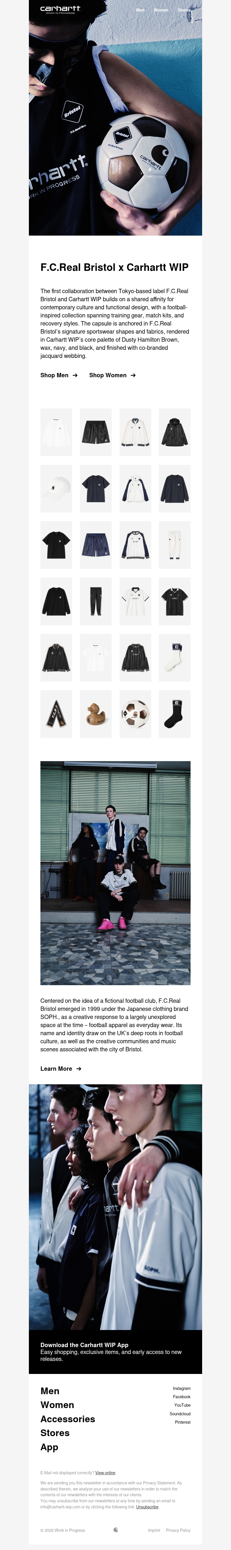 F.C.Real Bristol x Carhartt WIP F.C.Real Bristol x Carhartt WIP