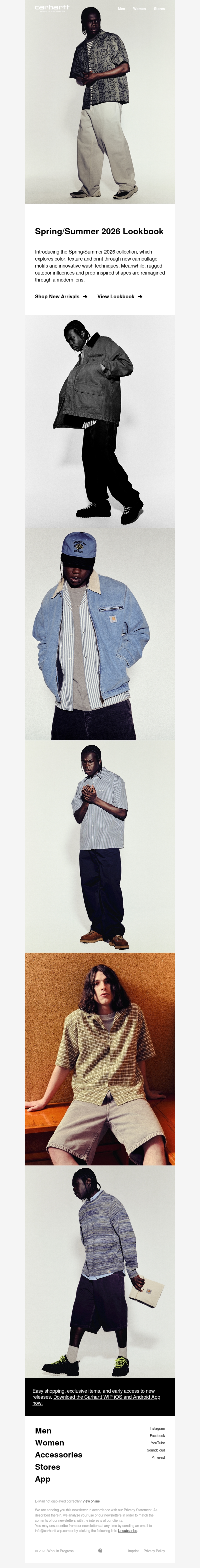 Spring/Summer 2026 Lookbook Spring/Summer 2026 Lookbook