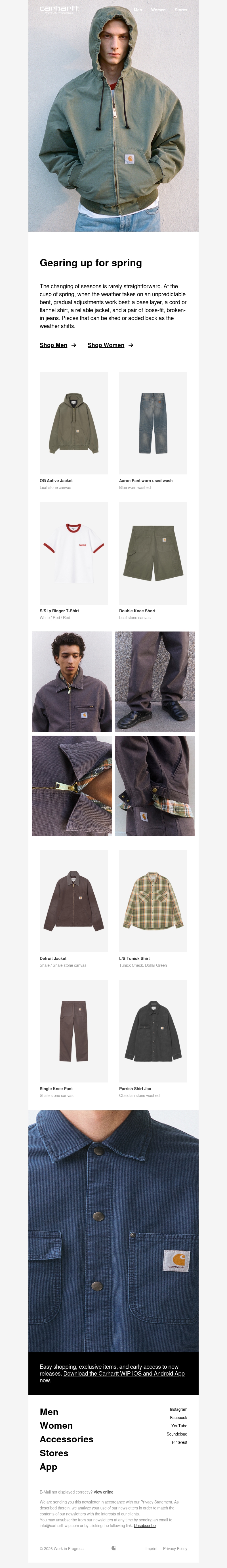 First Delivery: Canvas Jackets, Cord Shirts & Washed Denim First Delivery: Canvas Jackets, Cord Shirts & Washed Denim