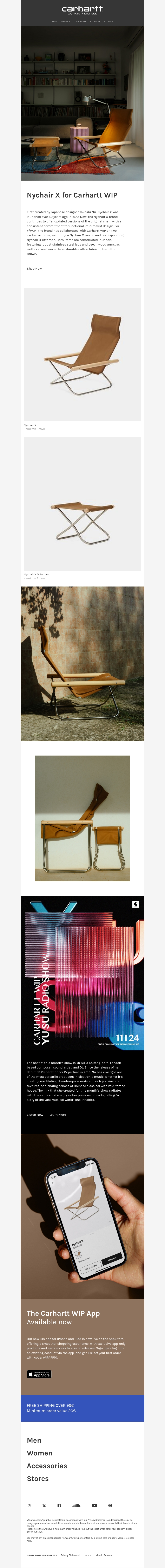 Nychair X for Carhartt WIP Nychair X for Carhartt WIP