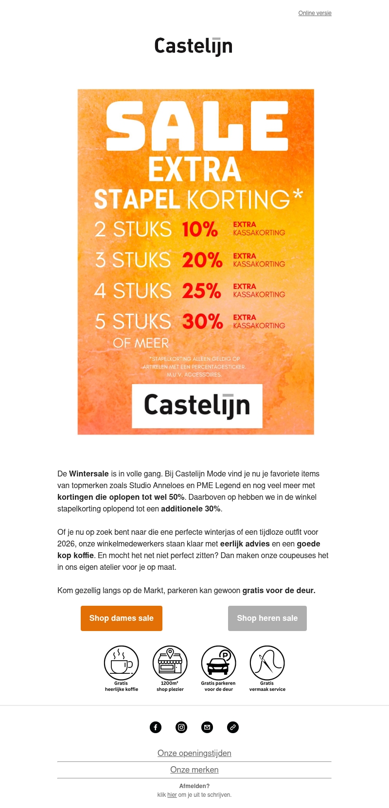 Stapelkorting bij Castelijn bovenop de sale🤩 Stapelkorting bij Castelijn bovenop de sale🤩