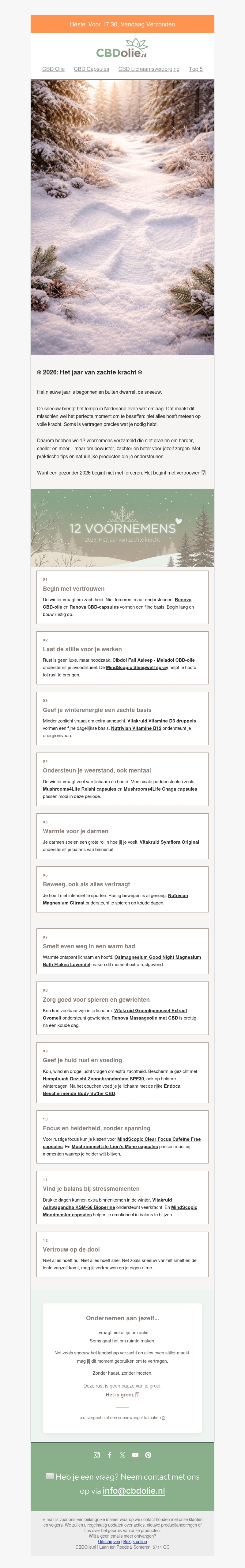 ✨ 12 Gezonde voornemens voor een stralend 2026 (+ handige tips!) ✨ 12 Gezonde voornemens voor een stralend 2026 (+ handige tips!)