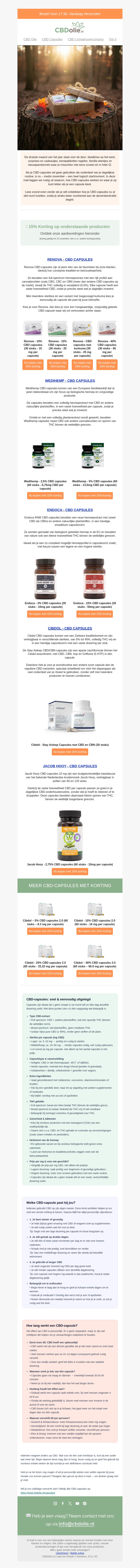 π Drukte eruit, rust erin - doe jezelf CBD-capsules cadeau met 15% korting π Drukte eruit, rust erin - doe jezelf CBD-capsules cadeau met 15% korting