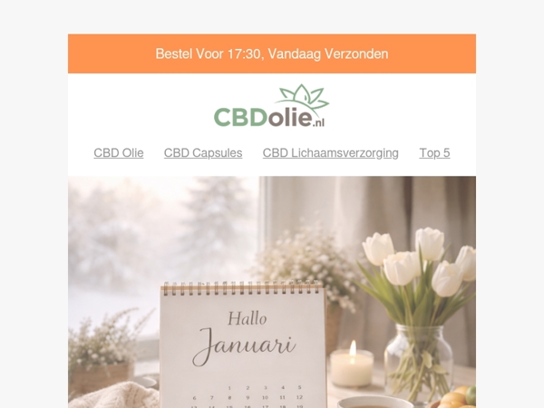 🔄 Januari-reset TIPS + 15% korting op geselecteerde artikelen!