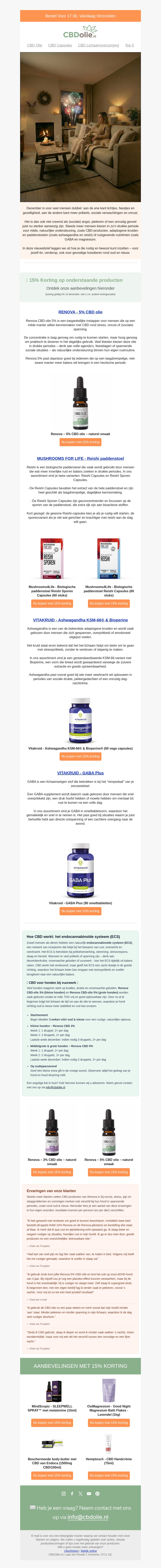🎆 Kalmeer onrust - CBD voor jou en je huisdier! 🎆 Kalmeer onrust - CBD voor jou en je huisdier!