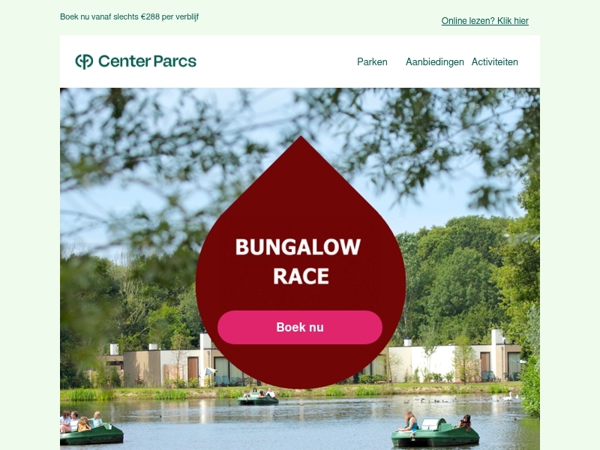 Zet je schrap 🏁 De Bungalow Race is begonnen