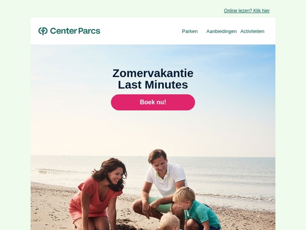 Pak die laatste zomerdagen mee met onze Last Minute aanbiedingen! ☀️