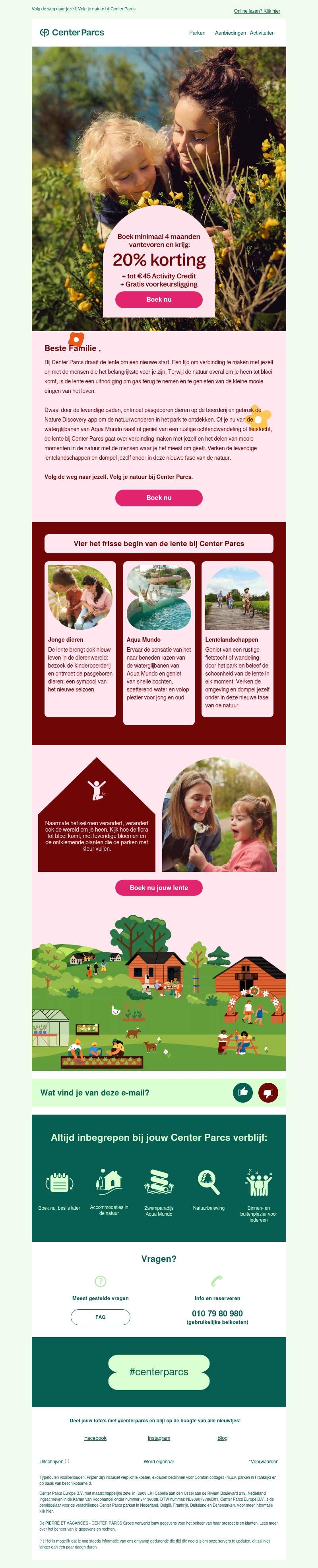 🌷 Boek vooruit, bespaar 20% en start je lente plannen 🌷 Boek vooruit, bespaar 20% en start je lente plannen
