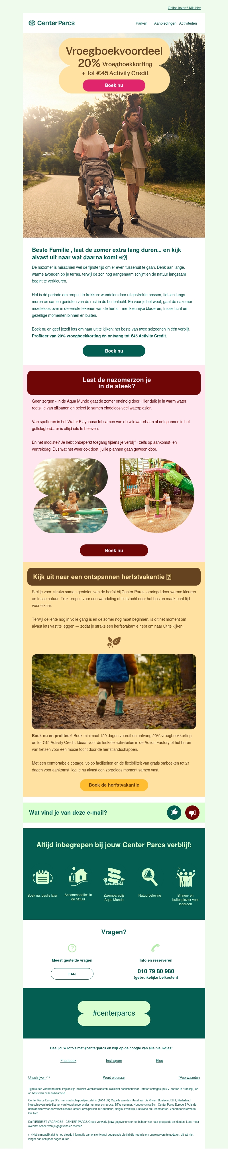 Nu boeken, straks genieten Nu boeken, straks genieten